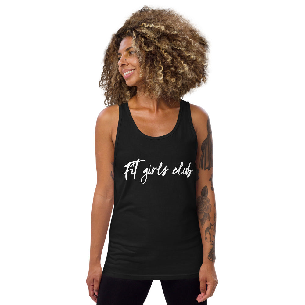Unisex Fit Girls Club Tank Top