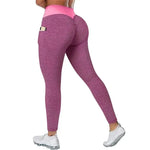 High Waist Scrunch Booty Lifting Leggings w/Pockets