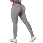 High Waist Scrunch Booty Lifting Leggings w/Pockets