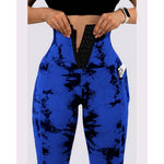 Tummy Tucking Tye Dye Leggings