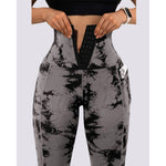 Tummy Tucking Tye Dye Leggings