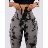 Tummy Tucking Tye Dye Leggings